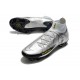 Nike Phantom Scorpion Elite Dynamic Fit FG Low Mens Silver Yellow Black Football Boots