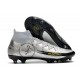 Nike Phantom Scorpion Elite Dynamic Fit FG Low Mens Silver Yellow Black Football Boots