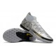 Nike Phantom Scorpion Elite Dynamic Fit TF High Mens Silver Yellow Black Football Boots