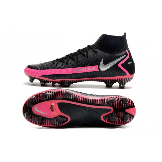 Nike Phantom GT Elite Dynamic Fit FG Black Peach Silver Football Boots