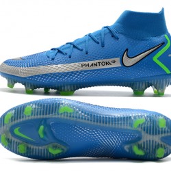 Nike Phantom GT Elite Dynamic Fit FG Navy Blue Silver Green Football Boots
