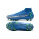 Nike Phantom GT Elite Dynamic Fit FG Navy Blue Silver Green Football Boots