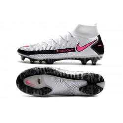 Nike Phantom GT Elite Dynamic Fit FG White Pink Black Football Boots