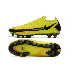 Nike Phantom GT Elite FG Black Yellow Peach Football Boots