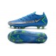 Nike Phantom GT Elite FG Silver Navy Blue Green Football Boots