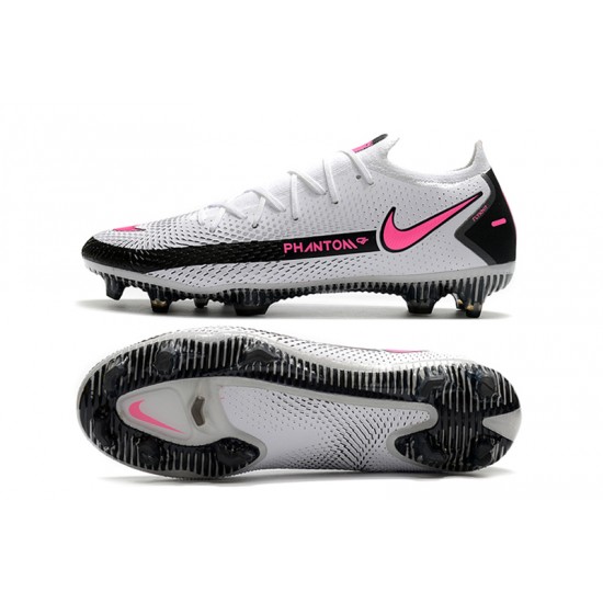 Nike Phantom GT Elite FG White Pink Black Football Boots