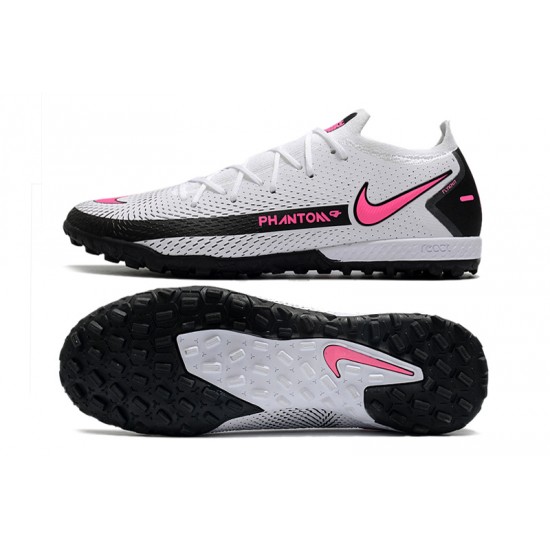 Nike Phantom GT Elite TF Black White Pink Football Boots