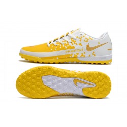 Nike Phantom GT TF Low Mens Yellow White Football Boots