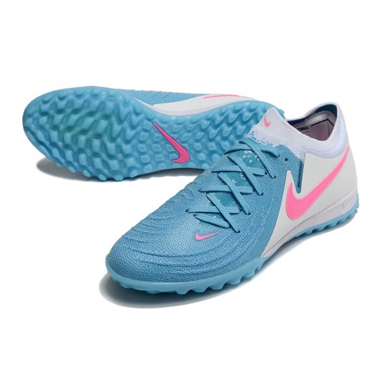 Nike Phantom GX II Elite TF Blue White Men's Football Boots Nike Phantom GX II Elite TF Blue White Men's Football Boots