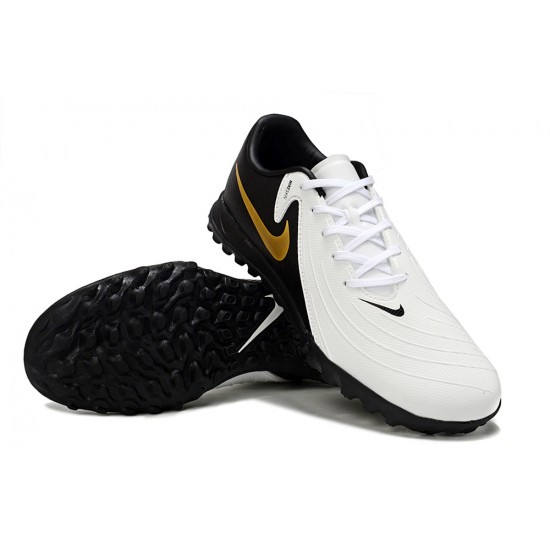 Nike Phantom GX II ACAD LV8 TF White Black Men's Football Boots Nike Phantom GX II ACAD LV8 TF White Black Men's Football Boots