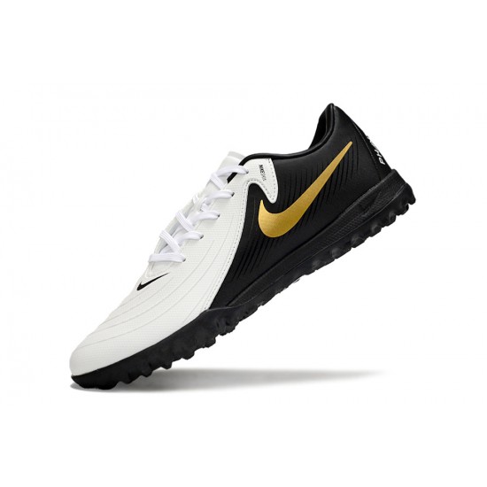 Nike Phantom GX II ACAD LV8 TF White Black Men's Football Boots Nike Phantom GX II ACAD LV8 TF White Black Men's Football Boots