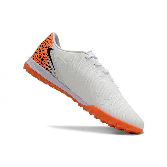 Nike Phantom GX II ACAD LV8 TF White Orange Men's Football Boots Nike Phantom GX II ACAD LV8 TF White Orange Men's Football Boots