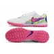 Nike Phantom GX II ACAD LV8 TF White Pink Men's Football Boots Nike Phantom GX II ACAD LV8 TF White Pink Men's Football Boots