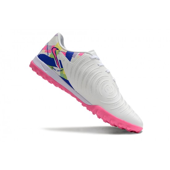Nike Phantom GX II ACAD LV8 TF White Pink Men's Football Boots Nike Phantom GX II ACAD LV8 TF White Pink Men's Football Boots