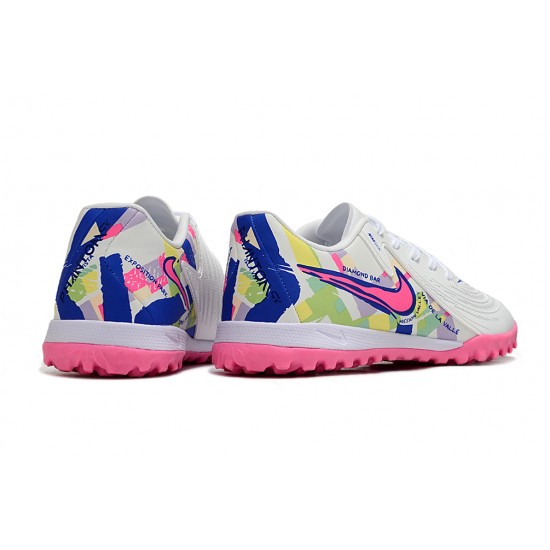 Nike Phantom GX II ACAD LV8 TF White Pink Men's Football Boots Nike Phantom GX II ACAD LV8 TF White Pink Men's Football Boots
