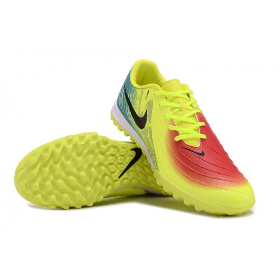 Nike Phantom GX II ACAD LV8 TF Yellow Black Men's Football Boots Nike Phantom GX II ACAD LV8 TF Yellow Black Men's Football Boots