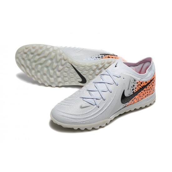 Nike Phantom GX II Elite TF White Orange Men's Football Boots Nike Phantom GX II Elite TF White Orange Men's Football Boots