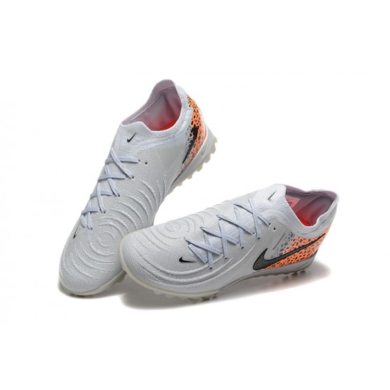 Nike Phantom GX II Elite TF White Orange Men's Football Boots Nike Phantom GX II Elite TF White Orange Men's Football Boots