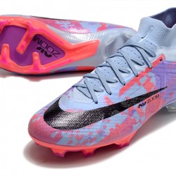Nike AIR Zoom Vapor 15 MDS Elite FG Purple Peach Black Football Boots 