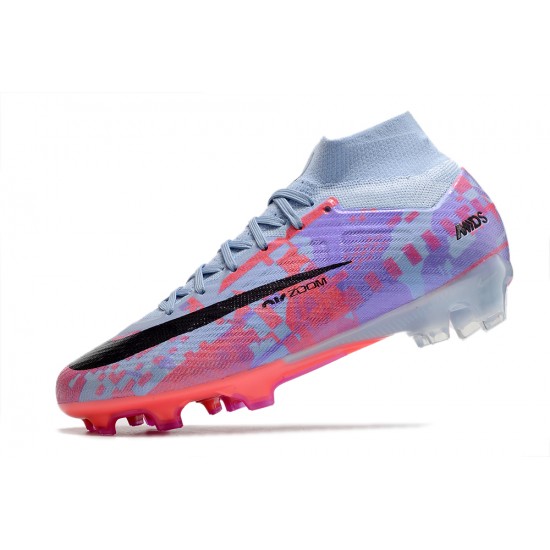 Nike AIR Zoom Vapor 15 MDS Elite FG Purple Peach Black Football Boots