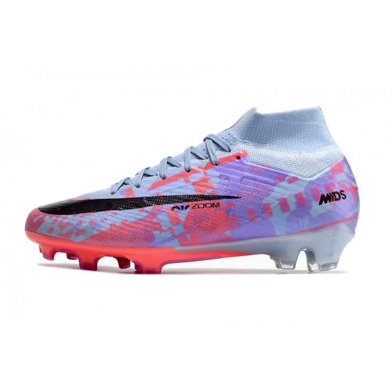 Nike AIR Zoom Vapor 15 MDS Elite FG Purple Peach Black Football Boots