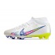 Nike Air Zoom Mercurial Superfly IX Academy High FG Beige Yellow Pink Football Boots