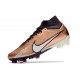 Nike Air Zoom Mercurial Superfly IX Academy High FG Gold White Black Football Boots