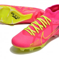 Nike Air Zoom Mercurial Superfly IX Academy High FG Red Yellow Black Football Boots 