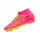 Nike Air Zoom Mercurial Superfly IX Academy High FG Red Yellow Black Football Boots