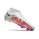 Nike Air Zoom Mercurial Superfly IX Academy High FG White Peach Purple Football Boots