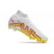 Nike Air Zoom Mercurial Superfly IX Elite FG High White Yellow Peach Football Boots