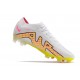 Nike Air Zoom Mercurial Superfly IX Elite FG Low White Yellow Peach Football Boots