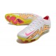 Nike Air Zoom Mercurial Superfly IX Elite FG Low White Yellow Peach Football Boots