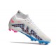 Nike Air Zoom Mercurial Superfly IX Elite High FG Beige Blue Pink Football Boots