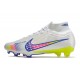 Nike Air Zoom Mercurial Superfly IX Elite High FG Beige Blue Yellow Football Boots