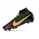 Nike Air Zoom Mercurial Superfly IX Elite High FG Black Yellow Pink Football Boots