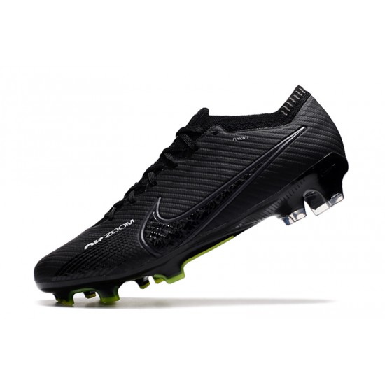 Nike Air Zoom Mercurial Vapor XV Elite FG Black Green Football Boots