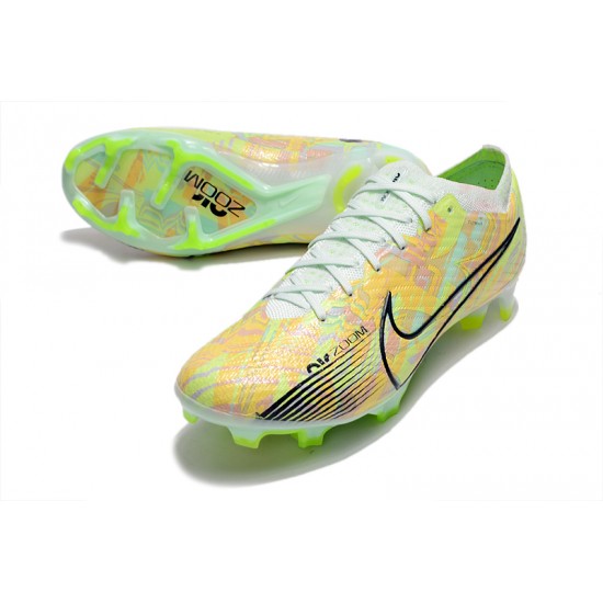 Nike Air Zoom Mercurial Vapor XV Elite FG Bonded Pack Green Yellow Black Football Boots