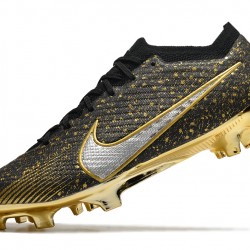 Nike Air Zoom Mercurial Vapor XV Elite FG Gold Black Football Boots 