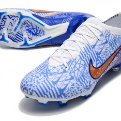 Nike Air Zoom Mercurial Vapor XV Elite FG Lucent Pack Blue Gold Football Boots 