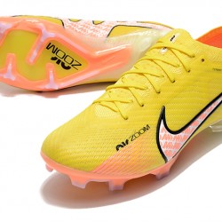 Nike Air Zoom Mercurial Vapor XV Elite FG Lucent Pack Yellow Pink Football Boots 