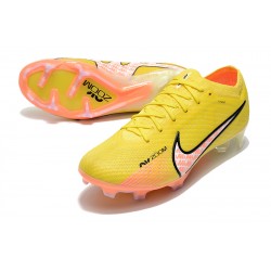 Nike Air Zoom Mercurial Vapor XV Elite FG Lucent Pack Yellow Pink Football Boots 