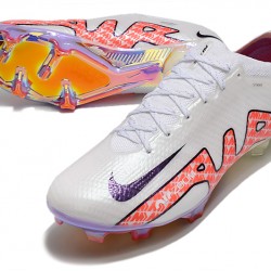 Nike Air Zoom Mercurial Vapor XV Elite FG Orange White Football Boots 
