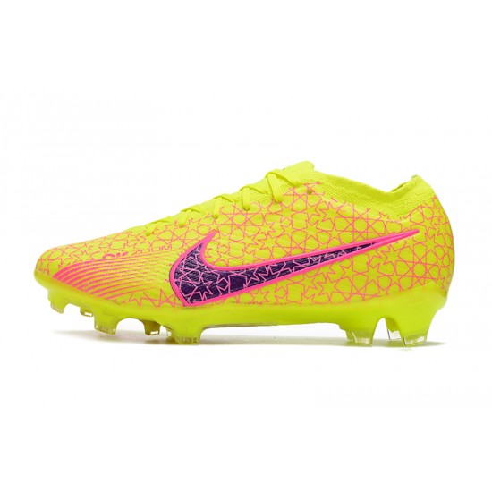 Nike Air Zoom Mercurial Vapor XV Elite FG Pink Yellow Purple Football Boots