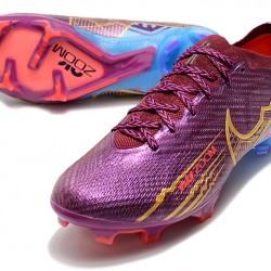 Nike Air Zoom Mercurial Vapor XV Elite FG Purple Yellow Blue Football Boots 