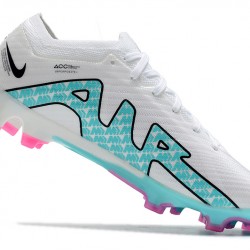 Nike Air Zoom Mercurial Vapor XV Elite FG White Blue Football Boots 