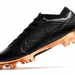 Nike Air Zoom Mercurial Vapor XV Elite Low FG Gold Black White Football Boots 