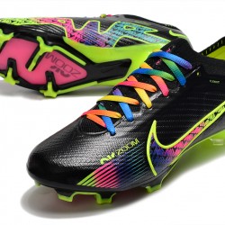 Nike Air Zoom Mercurial Vapor XV Elite Low FG Pink Black Green Football Boots 