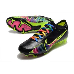 Nike Air Zoom Mercurial Vapor XV Elite Low FG Pink Black Green Football Boots 