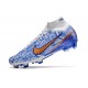 Nike Air Zoom Mercurial Vapor XV MDS Elite FG Blue Gold White Football Boots